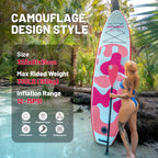 Santasup CORAL PINK inflatable  paddle board