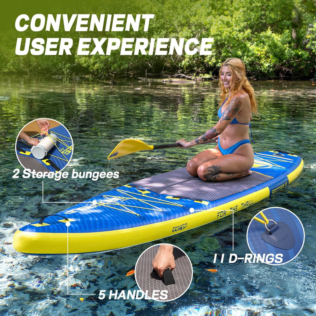 11ft Inflatable Stand Up Paddle Board Complete with High-Quality SUP Accessories