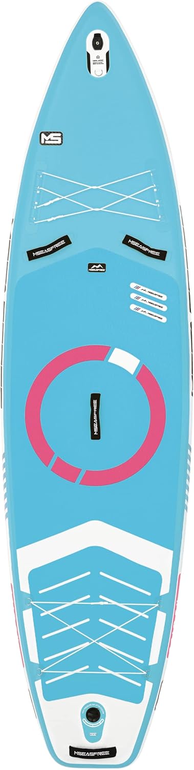 11ft Premium Inflatable Stand Up Paddle Board, yellow Yoga Board with Durable SUP Accessories&Carry Bag Waterproof Bag, Leash | Wide Stance, Surf Control, Non-Slip Deck, Leash, Paddle and Pump for Youth & Adult