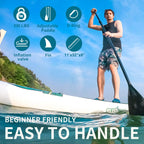 Susiebay Leaf sup board, white inflatable paddle board