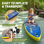 11ft Inflatable Stand Up Paddle Board Complete with High-Quality SUP Accessories