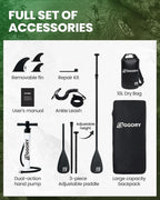 Max 200 kg SUP Board Paddle Board Thick Inflatable Stand Up Paddle SUP Board Set for Sports Rowing Backpack Spool Leash Premium SUP Board Set 335 cm Surfboard SUP Adult Paddle Board